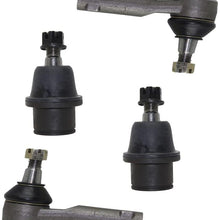 New 4pc Lower Ball Joint + Outer Tie Rod Kit for 2004-2008 Ford F-150
