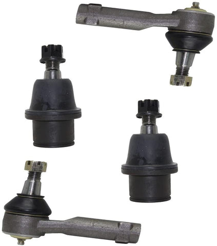 New 4pc Lower Ball Joint + Outer Tie Rod Kit for 2004-2008 Ford F-150