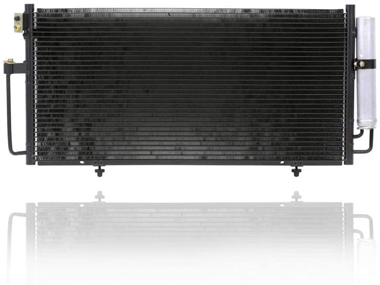 A-C Condenser - TYC For/Fit 04-07 Subaru Impreza/Outback Sport - With Receiver & Dryer - 73210FE010