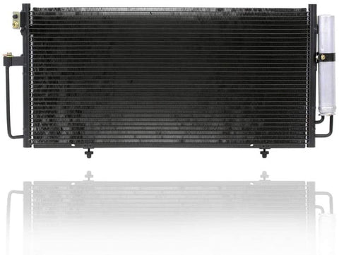 A-C Condenser - TYC For/Fit 04-07 Subaru Impreza/Outback Sport - With Receiver & Dryer - 73210FE010