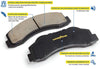 Goodyear Brakes PRK68816R, Rear Premium Brake Bundle with Pair (2) of AntiOx Coated Brake Rotors and Ceramic Brake Pads