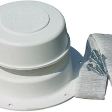 Camco RV 40033 White Plumbing Vent Cap & Base Kit