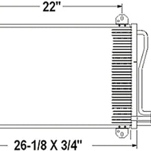 CPP Air Conditioning Condenser for 03-06 Dodge Sprinter CH3030213