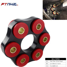 PTNHZ Manual Transmission Mount Flex Disc Drive Shaft Coupling Bushing Aluminum Polyurethane 85A Compatible for E30 E46 E36 E53 E24 Z4 26117511454/26112226527