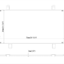 UVIAPW All Aluminum Condenser 1 Row Compatible With Le.xus ES300h ES350 Toyo.ta Avalon Camry