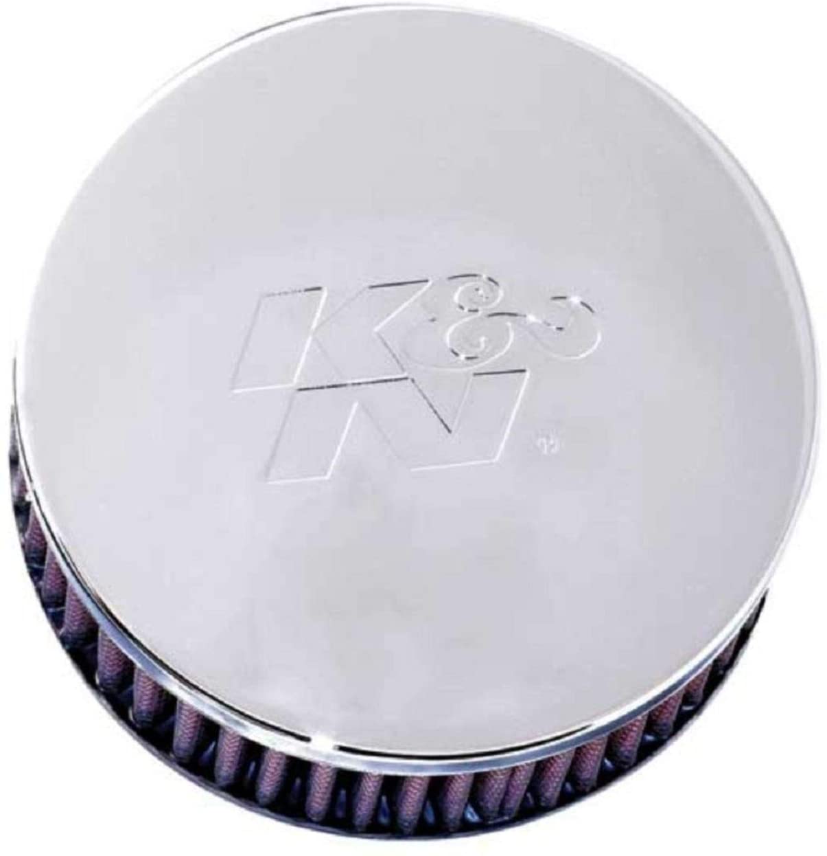 K&N Universal Clamp-On Air Filter: High Performance, Premium, Washable, Replacement Engine Filter: Flange Diameter: 2.4375 In, Filter Height: 2 In, Flange Length: 0.625 In, Shape: Round, RC-0850