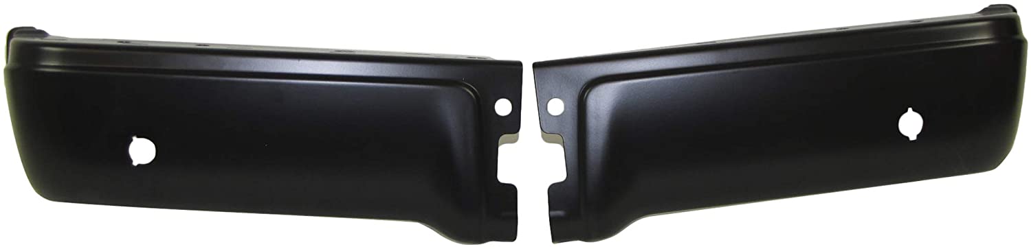 REAR BUMPER END BLACK SET=LH & RH WITH SENSOR HOLES FO1102373