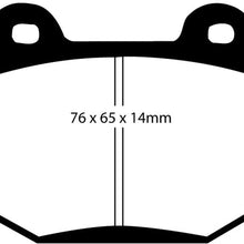 EBC Brakes DP51537NDX EBC Bluestuff NDX Full Race Brake Pads