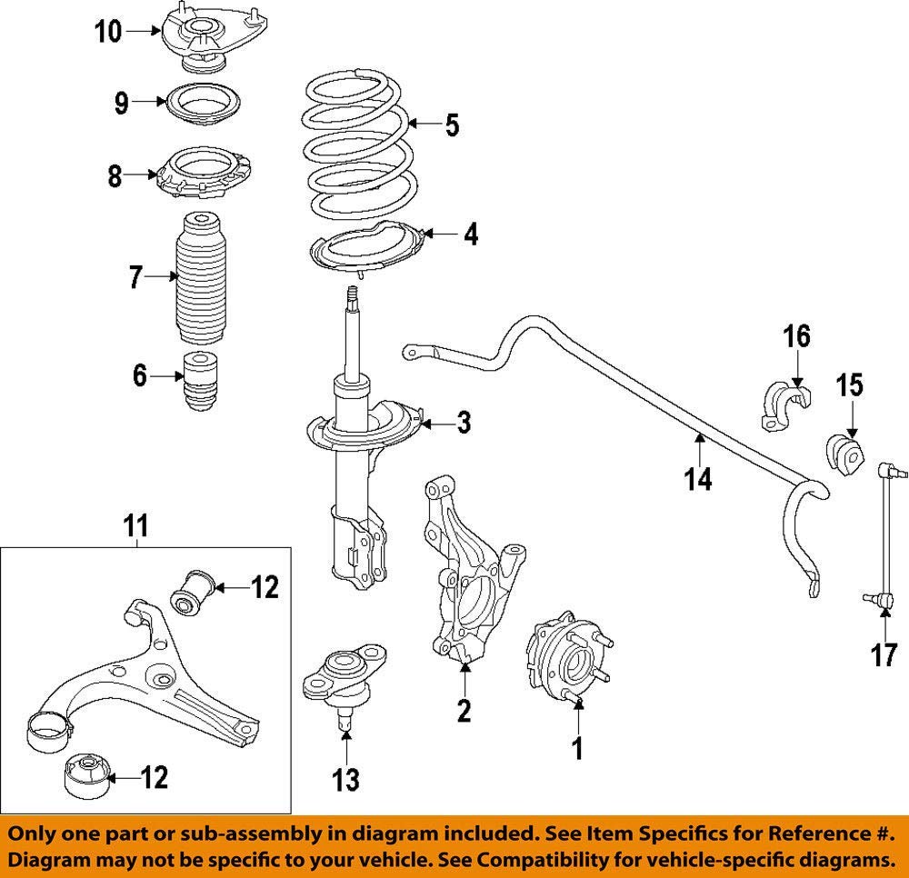 HYUNDAI OEM 16-17 Tucson Stabilizer Sway Bar-Front-Bushings 54813D3000