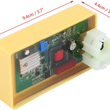 Terisass Ignitor 6 Pin Adjustable Timing DC CDI Racing Ignition Box Unit Ignitor Motorcycle Ignition Module Replacement Accessories Fit for 50CC 60CC 125CC 150CC Scooter ATV GY6 Engine