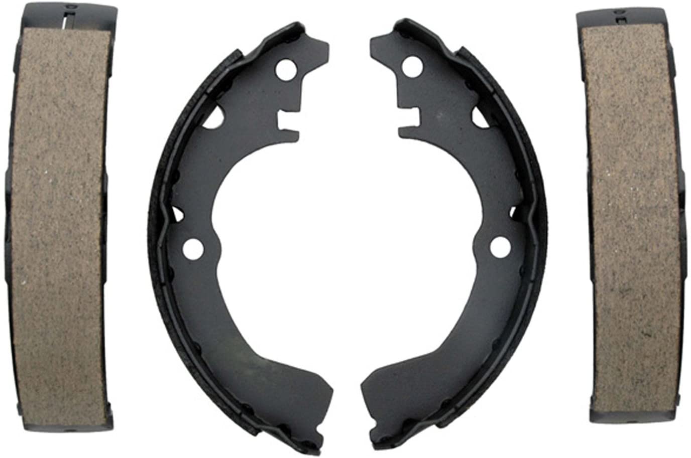 ACDelco 17502B Professional Bonded Rear Drum Brake Shoe Set