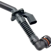 RJJX 03H103202A Fit for Touareg 2006-2010 Passat 2006-2011 Fit for Audi Q7 2007-2009 Breather Tube Hose from Valve Cover (Color : Black)