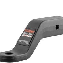 CURT 45458 Commercial Duty Forged Trailer Hitch Ball Mount, Fits 2-1/2-Inch Receiver, 20,000 lbs, 1-1/4-Inch Hole, 4-Inch Drop, 2-1/2-In Rise