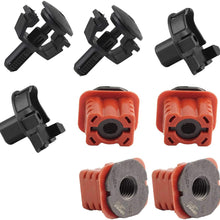 Bapmic 1695040114 Radiator Bracket and Mount Pin Kit for Mercedes-Benz W211 W219 W212