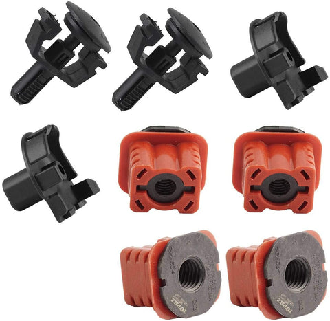 Bapmic 1695040114 Radiator Bracket and Mount Pin Kit for Mercedes-Benz W211 W219 W212