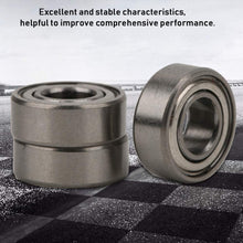 RC Car Bearing, Metal Sealed Bearing Ball Bearing Rolling Bearing Oil Bearing Kit for Tamiya CC01 1/10 RC Car(Silver Gray)