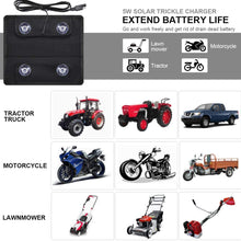 ECO-WORTHY 12 Volt 10 Watt Solar Car Battery Charger & Maintainer, Solar Panel Trickle Charger, Portable Power Backup Kit with Alligator Clip Adapter for Car, Boat, Automotive, Motorcycle, RV
