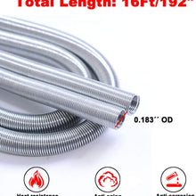 16 Ft Brake Line Protector for 3/16" Tube - Gravel Guard Spring