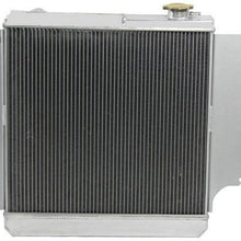 OzCoolingParts 87-06 Jeep Wrangler Radiator, Upgrade 4 Row Core Aluminum Radiator for 1987-2006 1988 1989 04 05 Jeep Wrangler YJ TJ 2.4L- 4.2L Engine