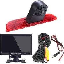 Waterproof Night Vision High Definition Color Rear View Brake Light Third Roof Top Mount Lamp Reverse Backup Camera for Toyota Hiace Commuter Van (Reversing Camera+4.3 '' Rearview Mirror)
