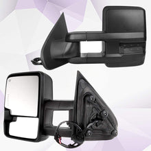 ANPART Towing Mirrors Fit for 2014-2018 1500 2015-2019 2500 HD 3500 HD Tow Mirrors With A Pair LH and RH Side Power with Heating Turn Signal Lamp Clearance Light