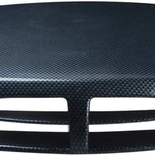 ZYHW Car Air Flow Intake Scoop Vent Cover Hood Check Pattern Decorative Black Gray
