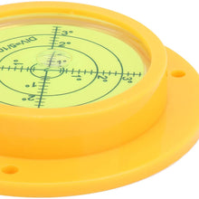 Round Bubble Level, 90mm Level Bubble, Durable with Scale ABS Portable for Cameras Electronic Scales Scales