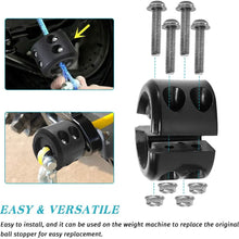 Winch Cable Hook Stopper Rubber Shock Absorbent Winch Line Saver Accessories with Allen Wrench for ATV UTV Winch Cable Protects Towing Hook, Synthetic Rope, Cable Line