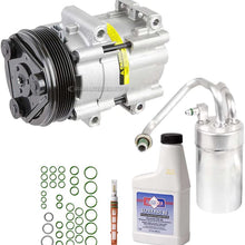 AC Compressor & A/C Kit For Ford Mustang V6 SN95 1996 1997 1998 1999 2000 2001 2002 2003 2004 - BuyAutoParts 60-80218RK New