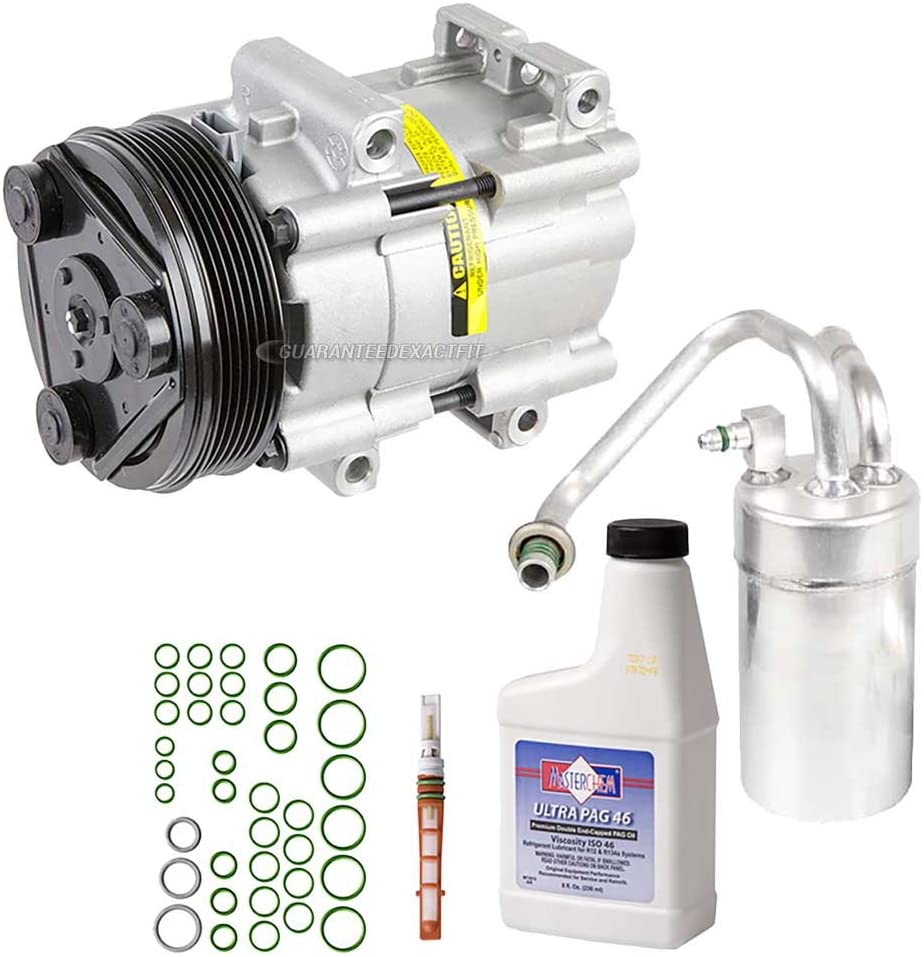AC Compressor & A/C Kit For Ford Mustang V6 SN95 1996 1997 1998 1999 2000 2001 2002 2003 2004 - BuyAutoParts 60-80218RK New