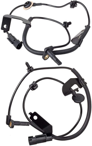 AUTEX 2pcs ABS Wheel Speed Sensor Front Left + Front Right 5105573AA 5105572AA ALS2088 ALS2084