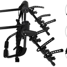 ZENITHIKE Trunk Mount Rack Car SUV CA-rgo Carrier Bike 3 Bike Trunk Rack - Max Load 35 lbs