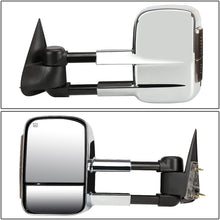 DNA Motoring TWM-001-T999-CH-SM Pair of Towing Side Mirrors