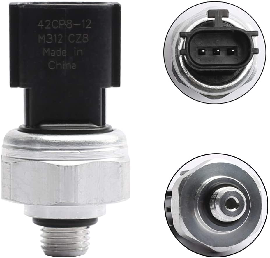 CENTAURUS Power Steering Pressure Sensor 42CP8-12 497636N20A 497636N200 Replacement for Nissan Altima Murano 370Z Maxima Quest Rogue Sentra Cube GT-R Juke Leaf Xterra Versa Note 350Z Frontier & More