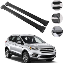 OMAC Roof Racks Cross Bars Luggage Carrier Cargo Racks Rail Aluminium Black Set 2 Pcs. for Ford Escape 2013-2019
