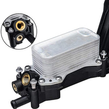 Engine Oil Cooler Filter Housing Adapter & Intake Manifold Gasket Set Compatible with 2014-2017 Jeep Wrangler Grand Cherokee Dodge Avenger Challenger Charger Caravan Chrysler Town & Country 3.6L