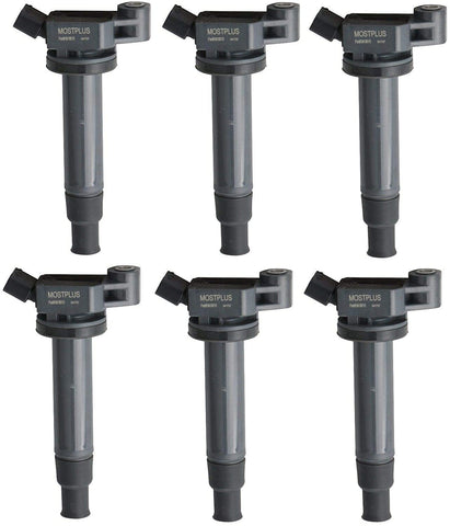 MOSTPLUS Ignition Coils Compatible for Lexus ES300 RX300 Toyota Avalon Highlander Sienna UF267 88921393 (Set of 6)