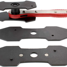 ABN Ratcheting Caliper Piston Tool – 4 in 1 Disc Brake Caliper Compression Tool Universal Brake Caliper Spreader Tool