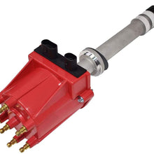 A-Team Performance OEM Distributor 4.3L V6 TBI EFI Compatible With GMC Chevy 262 1985-199 6 Cylinders Blazer S10 S15 Jimmy Sonoma C K Truck Pontiac, Red Cap