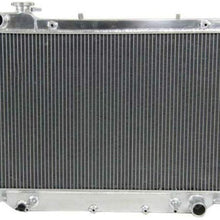 OzCoolingParts 3 Row Core All Aluminum Radiator for 1990-1998 91 92 93 94 95 96 97 Toyota Landcruiser 80 Series 1HZ,1HDT Turbo Diesel, FZJ80 4.5LTR Petrol 1FZ-FE