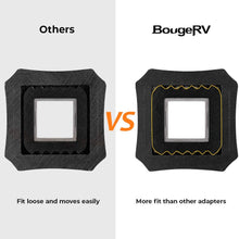 BougeRV 2 inches to 1-1/4 inches Trailer Hitch Adapter 2 inches to 1.25 inches Hitch Adapter Insert Sleeve Receiver Converter for Bike Rack and Cargo Carriers