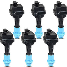 A-Premium Ignition Coils Pack Replacement for Toyota Supra 1993-1998 3.0L 2JZ-GTE Twin Turbo 6-PC Set
