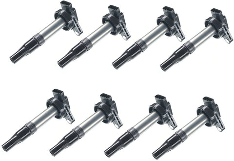 Set of 8 Ignition Coils for Land Rove LR3 Range Rover 2006-2009 Jaguar XJ8 XJR XKR 2004-2009