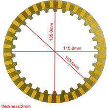 AHL Motorcycle Clutch Friction Plates & Steel Plates Kit for Yamaha XP500 T-MAX 500 2002-2011