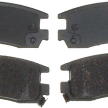 ACDelco 14D714CH Advantage Ceramic Rear Disc Brake Pad Set with Wear Sensor