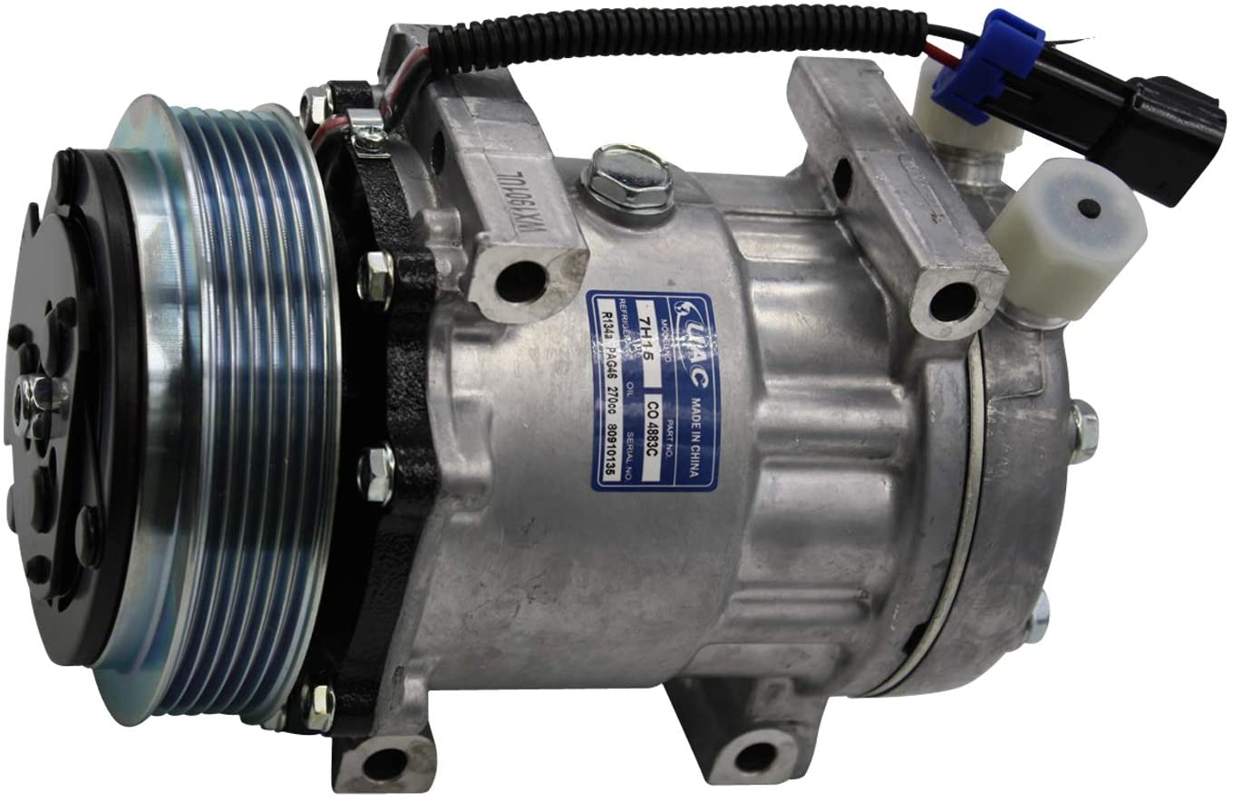 Mack Peterbilt Kenworth Sanden Type 4883 AC Compressor