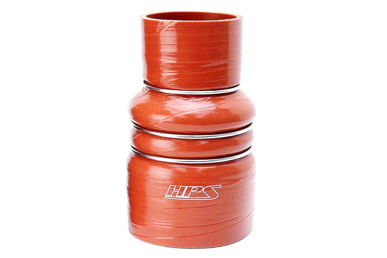 HPS CAC-300-350-HOT Silicone High Temperature 4-ply Aramid Reinforced Charge Air Cooler CAC Hose Hot Side, 100 PSI Maximum Pressure, 6