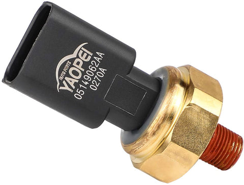 5149064AA 5149062AB Engine Oil Pressure Sensor Sender Switch for Dodge Ram Chrysler Jeep Volkswagen Replace# 5080472AA PS418 PS401 PS317 1S6755