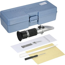 Janhiny Portable Handheld ATC Antifreeze Refractometer Freezing Point Meterfor Glycol Antifreeze Coolant and Battery Acid