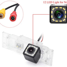 aSATAH 2.4G Wireless Car Rear View Camera for BMW E81 E87 E87N M1 F20 F21/ BMW M6 E63 E64 E64N F12 F13 F06/ Z4 E85 E86 E89 & Waterproof and Shockproof Reversing Backup Camera (12 LED)